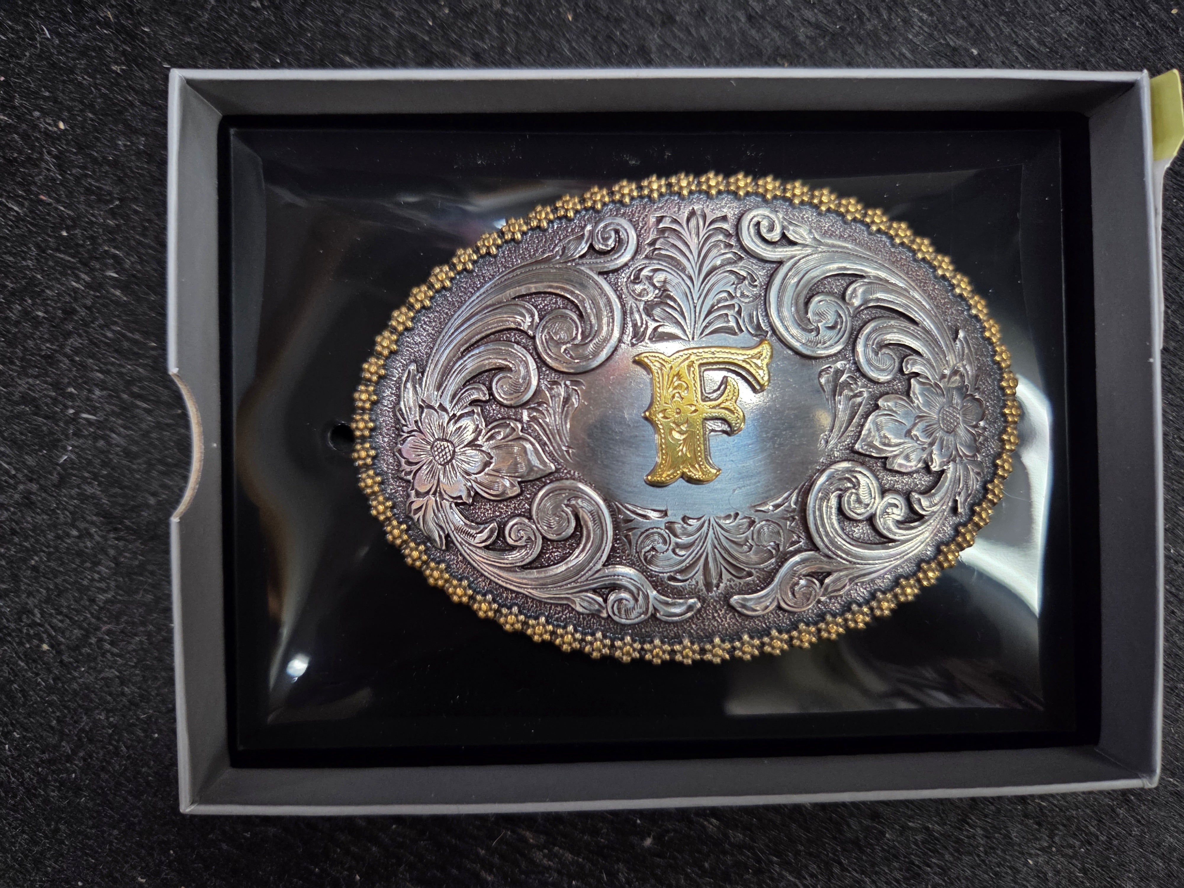 M&F Western Nocona Berry Oval Initial Belt Buckle – 37072