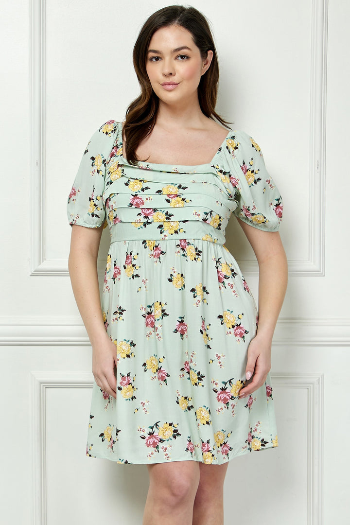 3/4 SLEEVE YELLOW NECK TOP