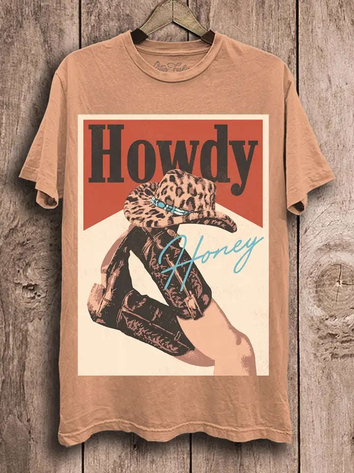 HOWDY HONEY GRAPHIC TEE