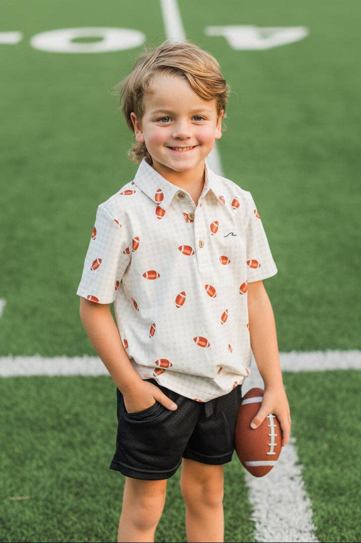 Touchdown Athletic Polo: 12Y
