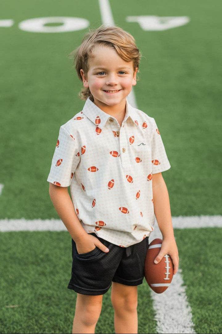 Touchdown Athletic Polo: 12Y