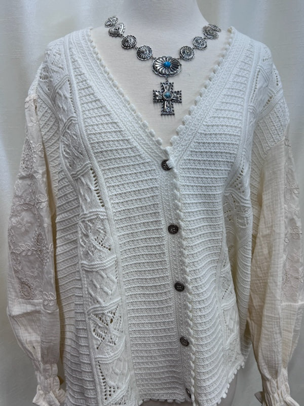 Powder Cream Sweater