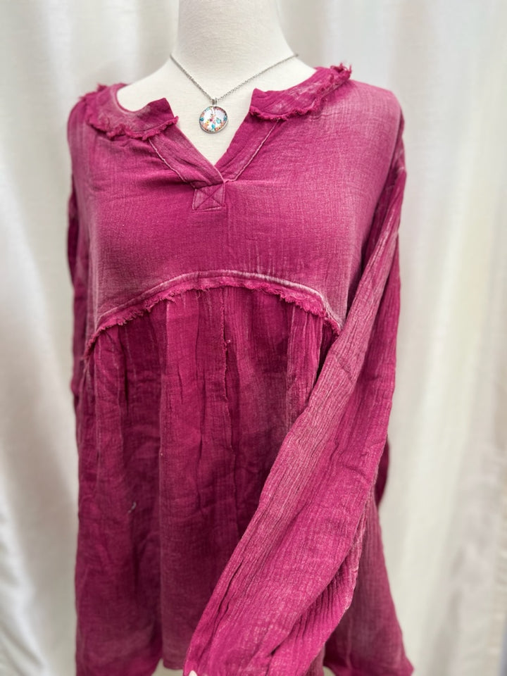Magenta Long Sleeve