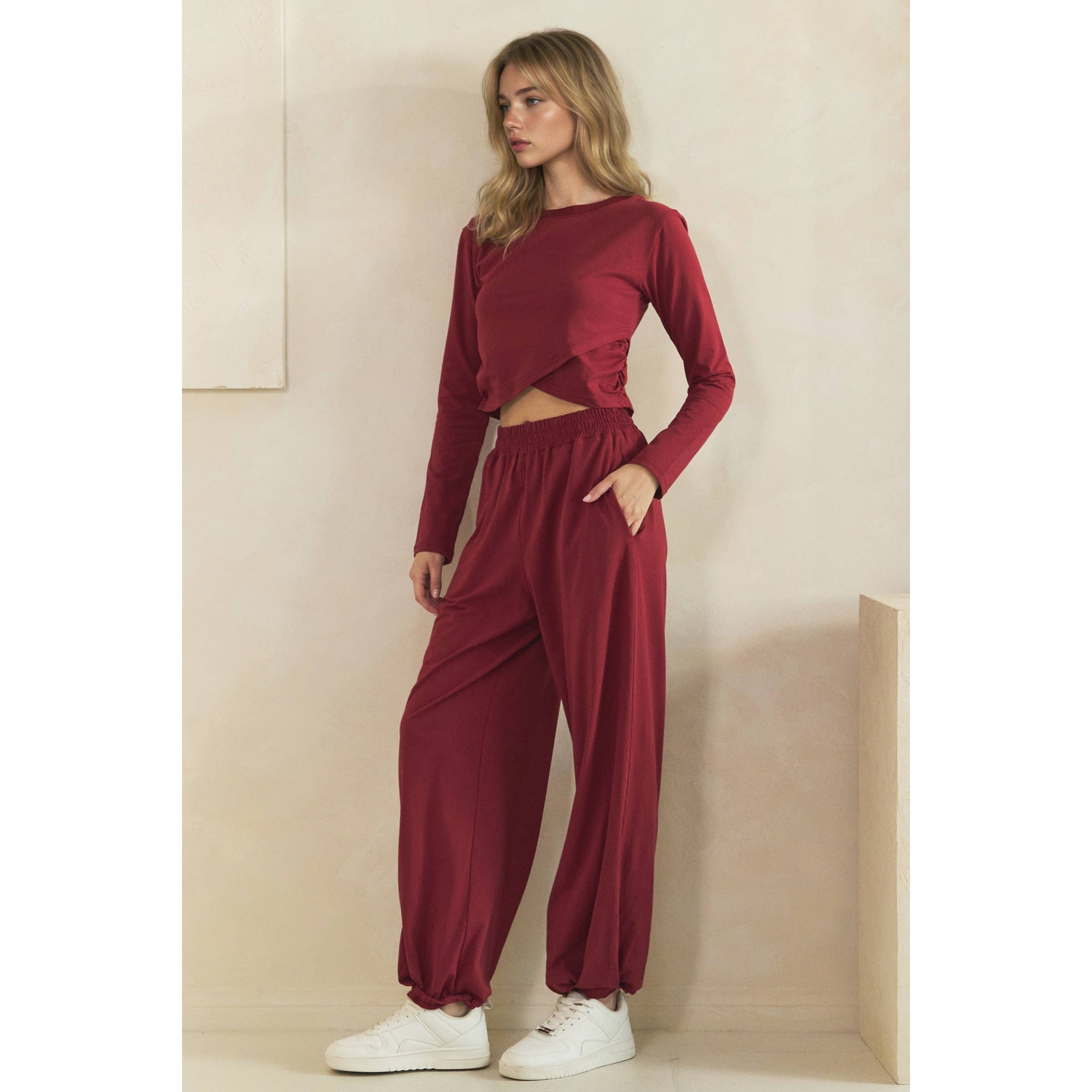 Cozy Twist Lounge Set: Charcoal / S