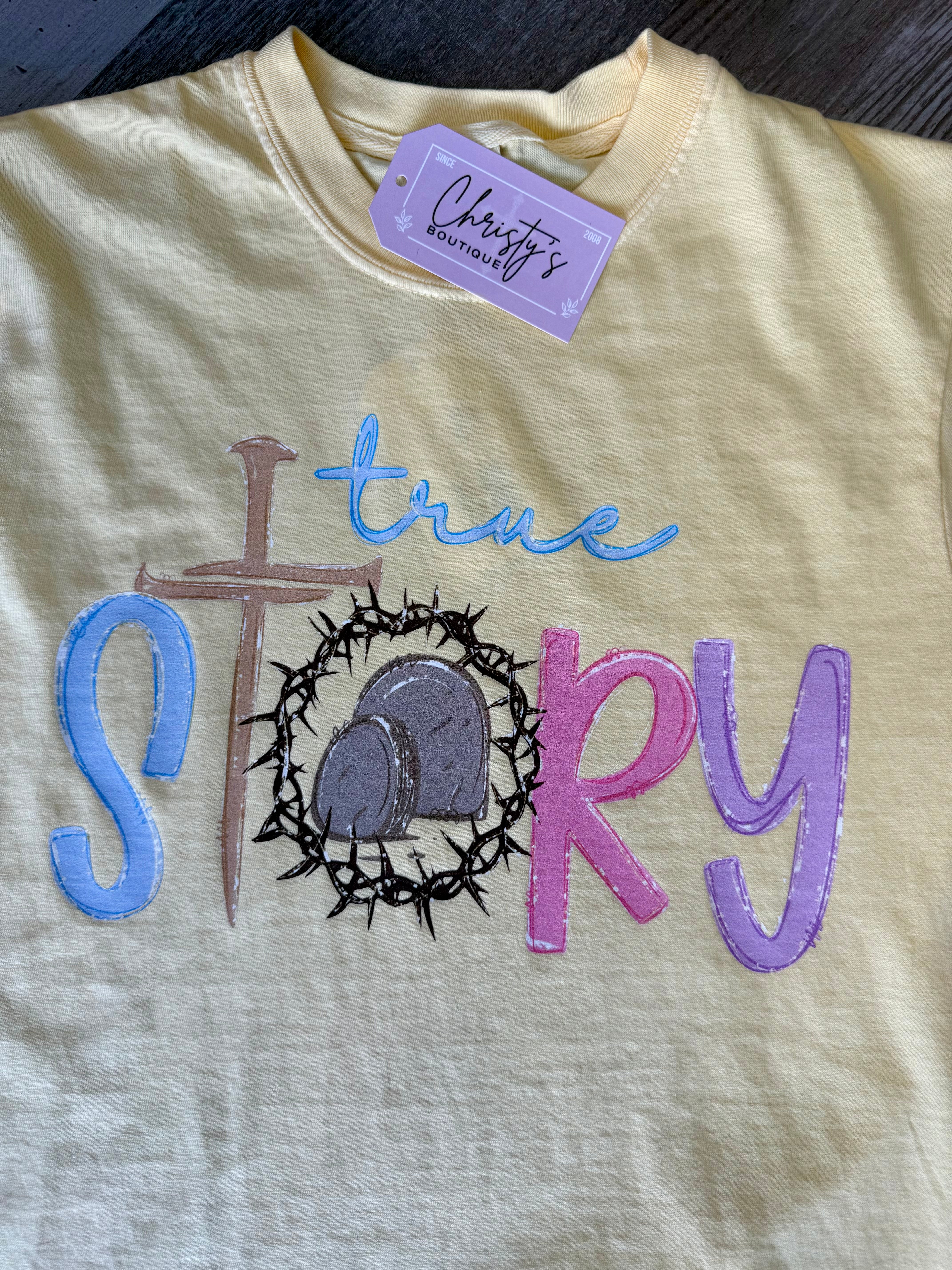 TRUE STORY YELLOW SHIRT