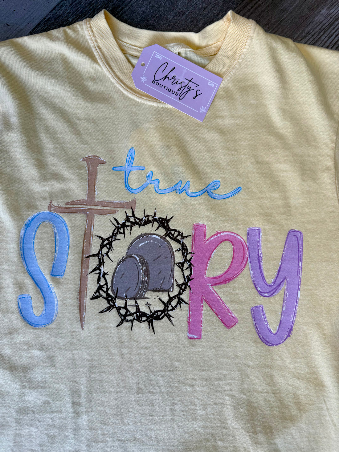 TRUE STORY YELLOW SHIRT