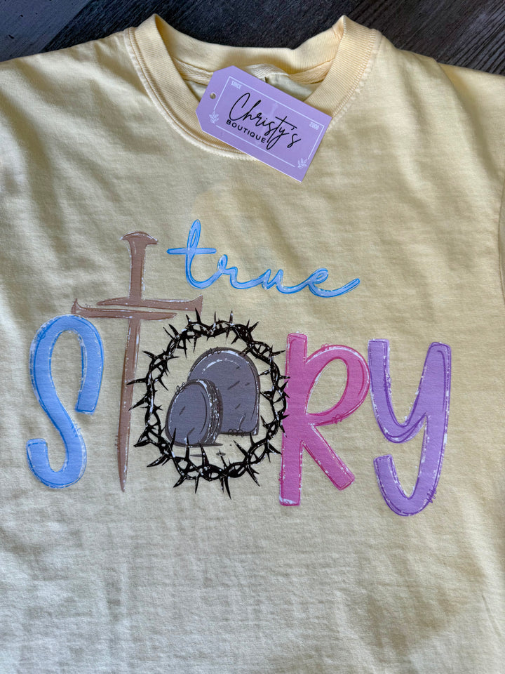 TRUE STORY YELLOW SHIRT