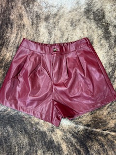 Leather Shorts