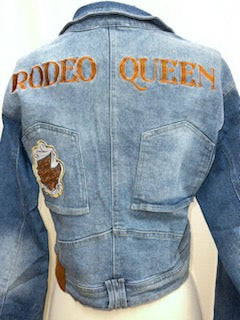 Embroidered Western Denim Jacket
