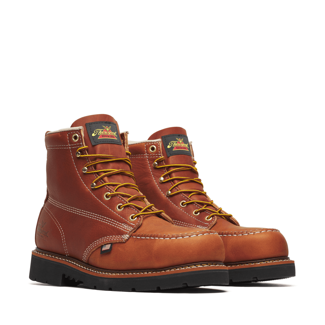 Thorogood® American Heritage 6″ Tobacco Steel Toe Moc Toe Boot – BLK 90 (804-4189)