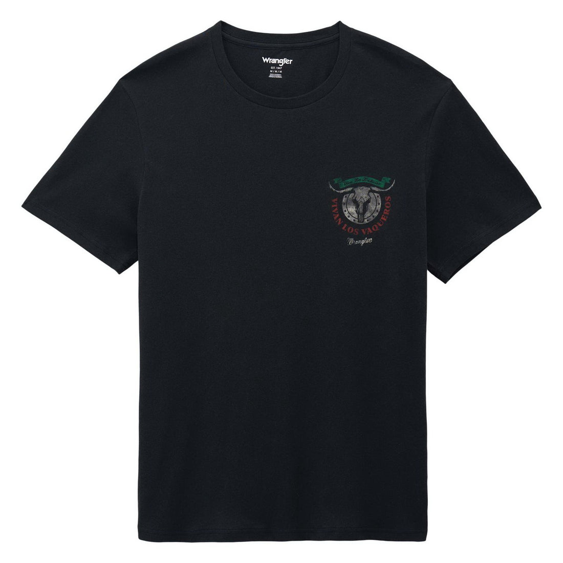 Wrangler® Graphic Short Sleeve T-Shirt – Regular Fit – Jet Black | 112375728