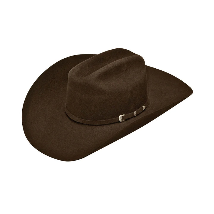 Ariat® Men's Chocolate 2X Wool Felt Western Hat – Style A7520047