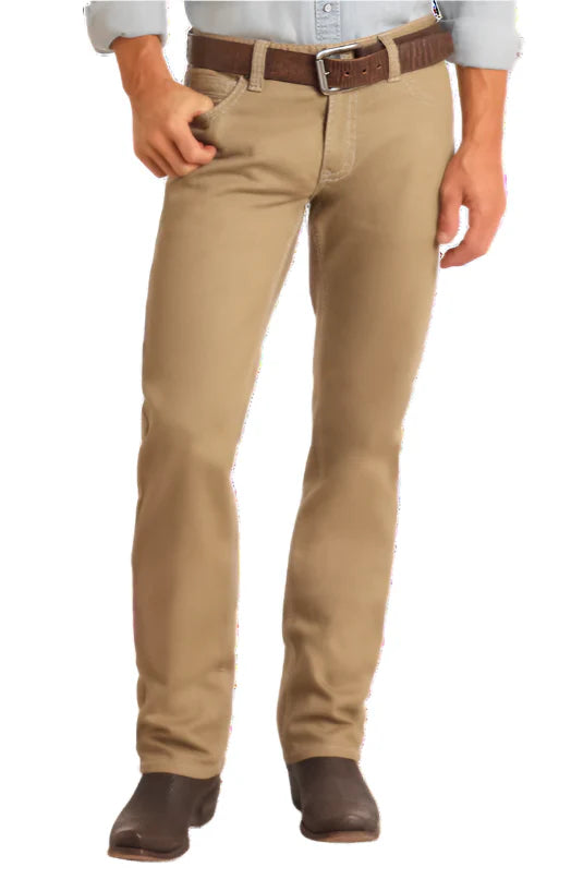 KHAKI REVOLVER SLIM FIT STRAIGHT BOOT BM1RD06141