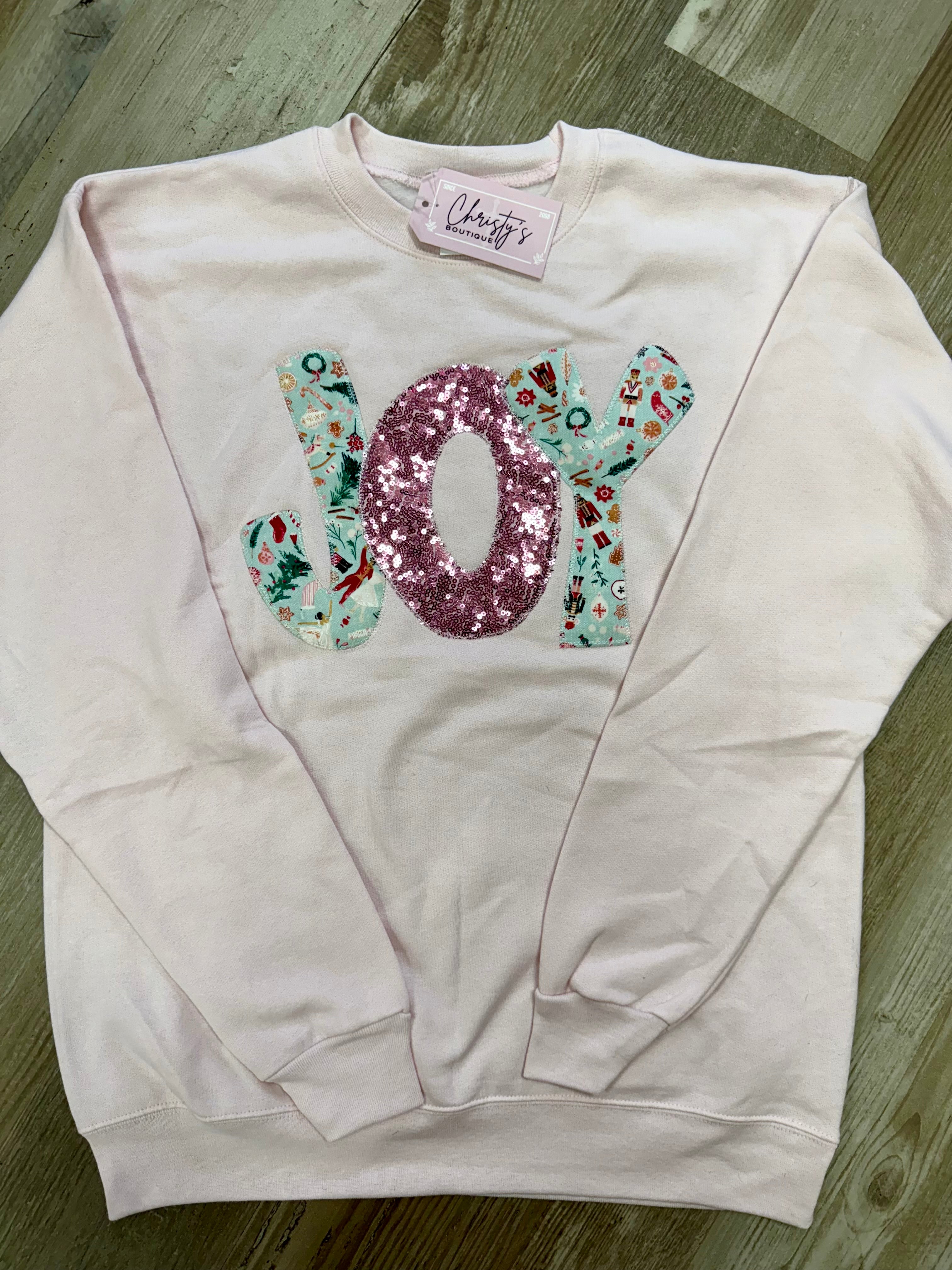 "JOY" CHRISTMAS SWEATSHIRT