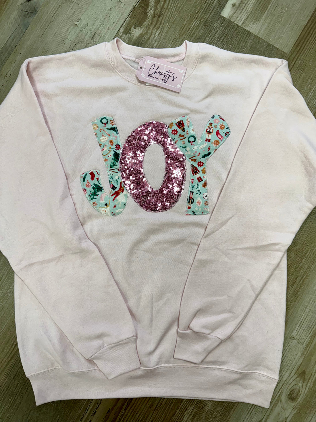 "JOY" CHRISTMAS SWEATSHIRT