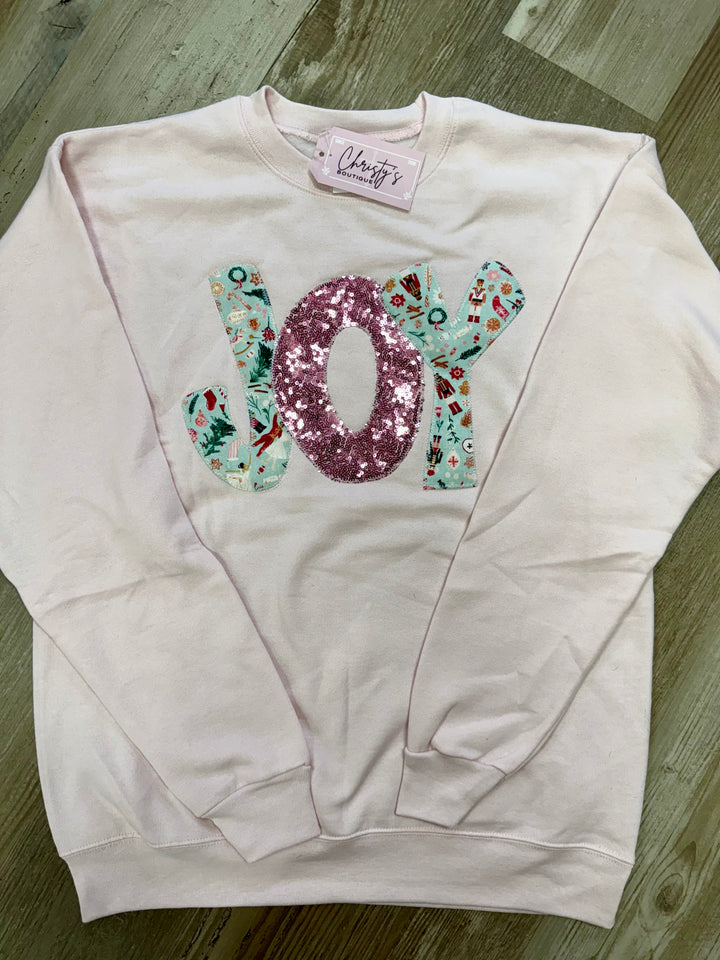 "JOY" CHRISTMAS SWEATSHIRT