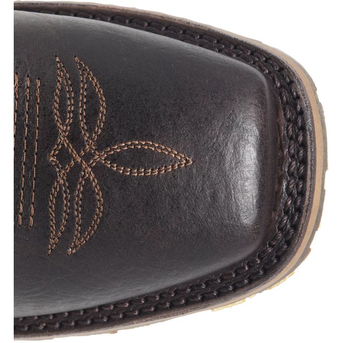 Double H "Baler" 11" Roper Boot – Dark Brown (Style DH 4654)