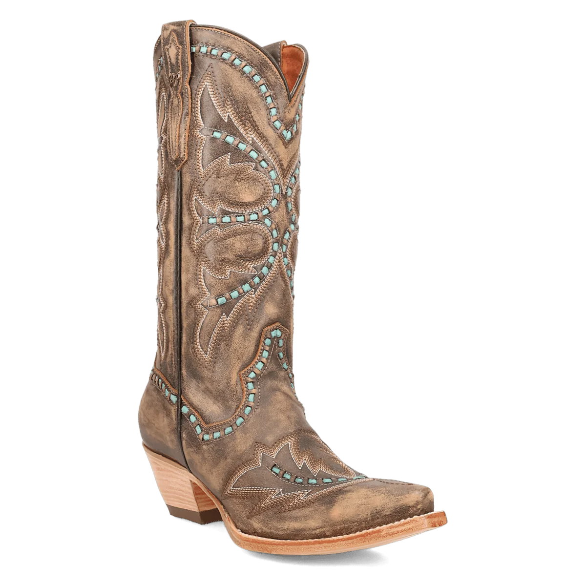 Dan Post® Mesa Leather Boot – Women’s BN97 (Turquoise Marble Pattern) DP7054