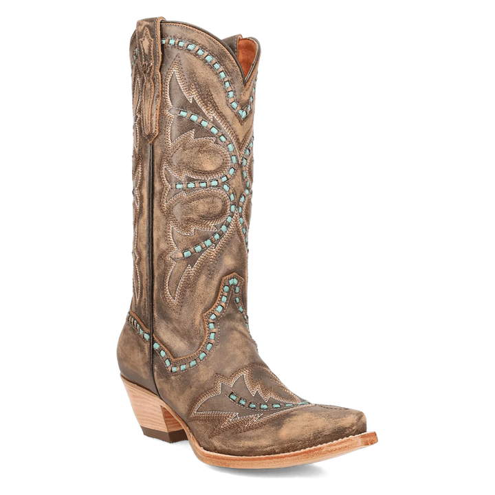 Dan Post® Mesa Leather Boot – Women’s BN97 (Turquoise Marble Pattern) DP7054