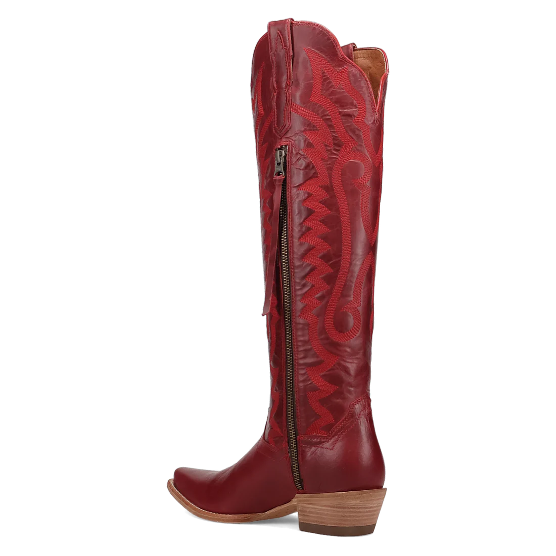 Dan Post® Ladies Heartland Red Leather Tall Western Boot (DP7104)