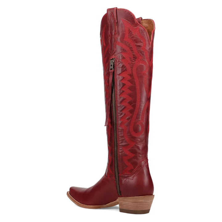 Dan Post® Ladies Heartland Red Leather Tall Western Boot (DP7104)