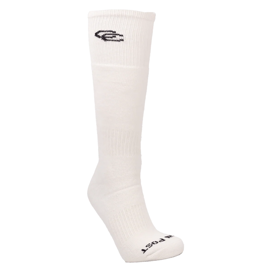 Dan Post Over-The-Calf Crew Socks – White (2-Pack)