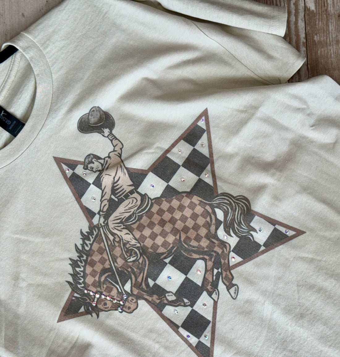 BUCK A ROO BLING TEE