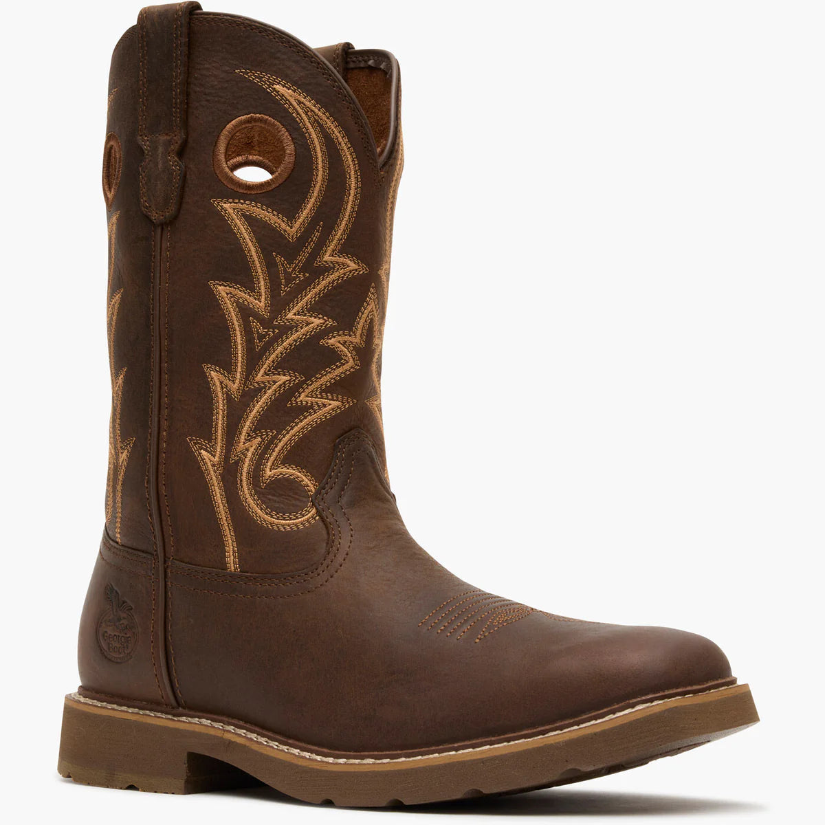 Georgia Boot Core 37 11" Steel Toe Western Pull-On Work Boot | GB00727
