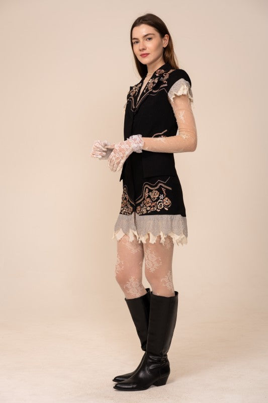 BLACK GRACE AND GLORY VEST