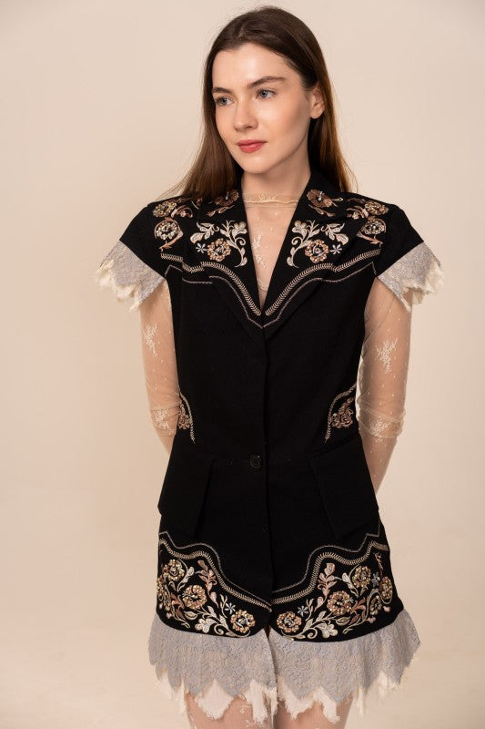 BLACK GRACE AND GLORY VEST