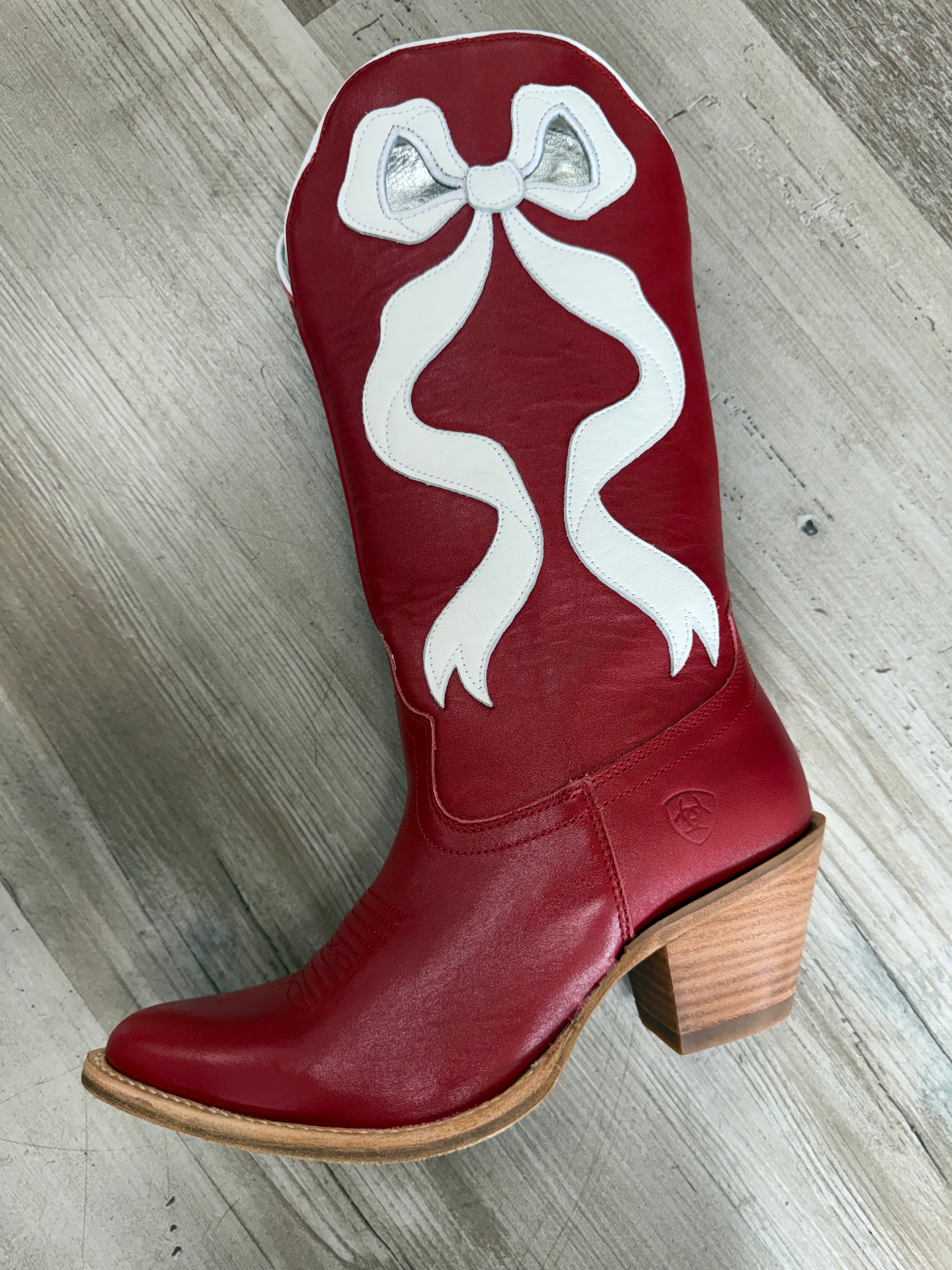 WMS Beaux J Toe Western Boot CRIMSON RED 10080306