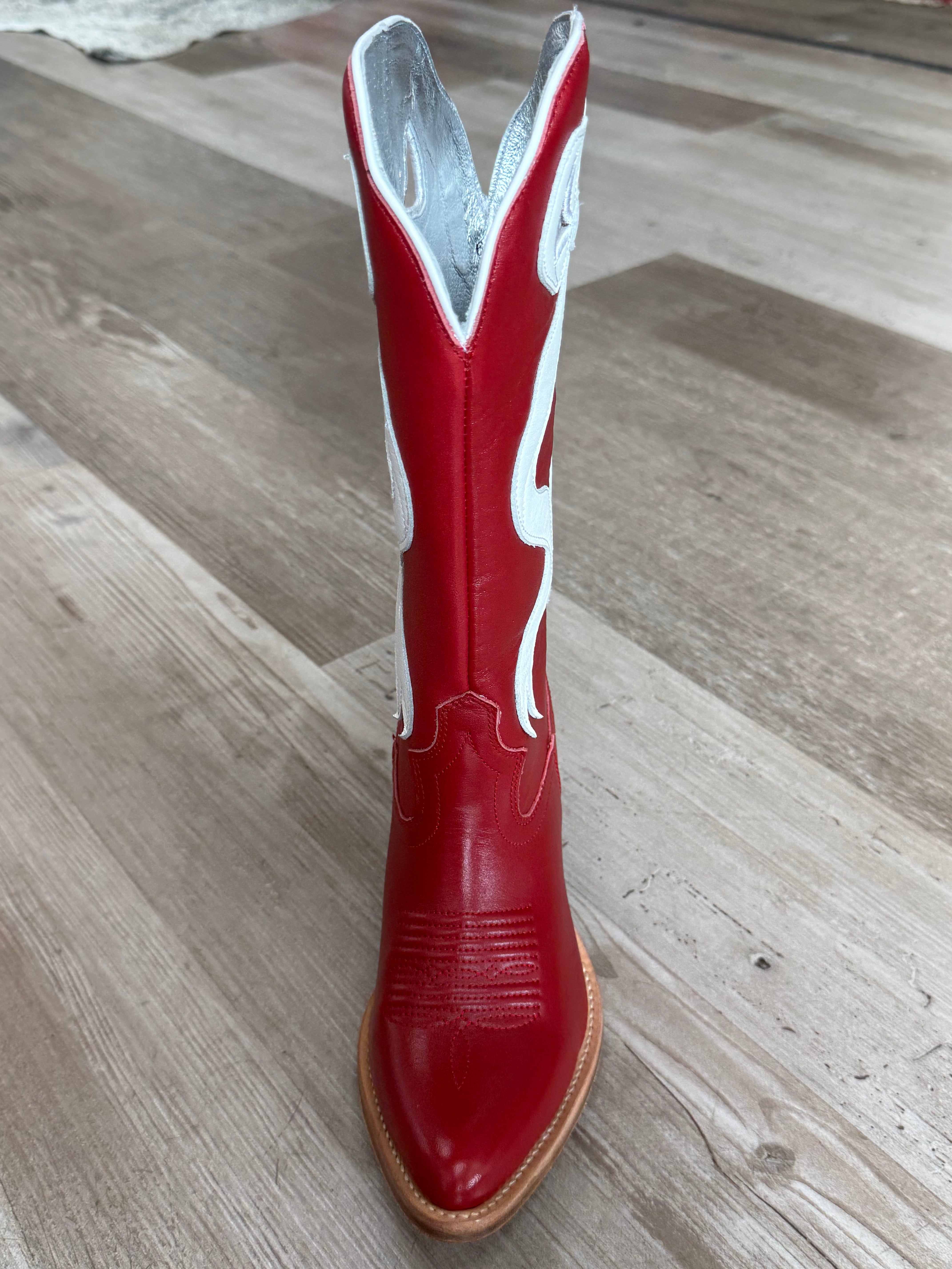 WMS Beaux J Toe Western Boot CRIMSON RED 10080306