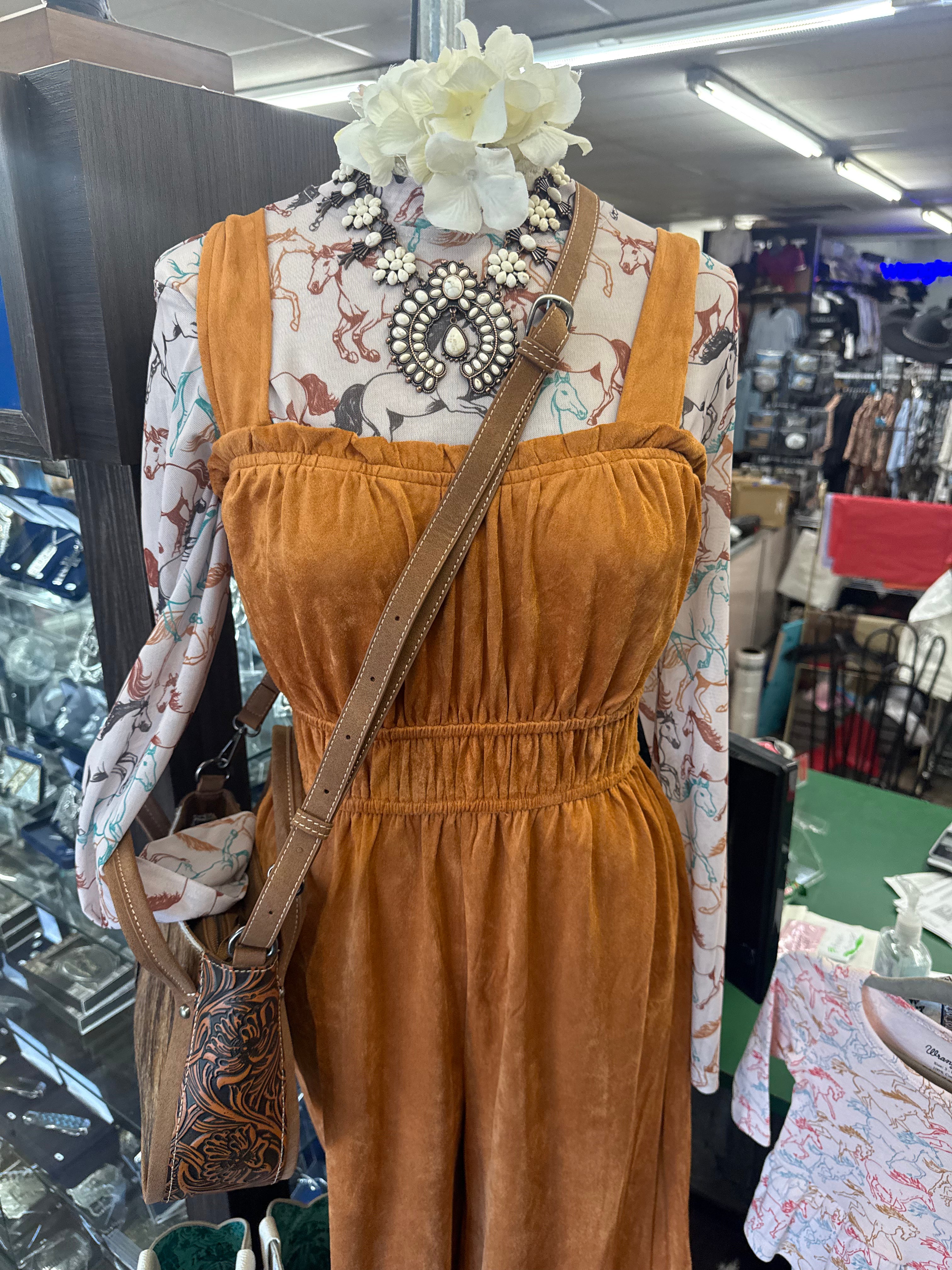 BEIGE HORSE PRINTED MESH TOP