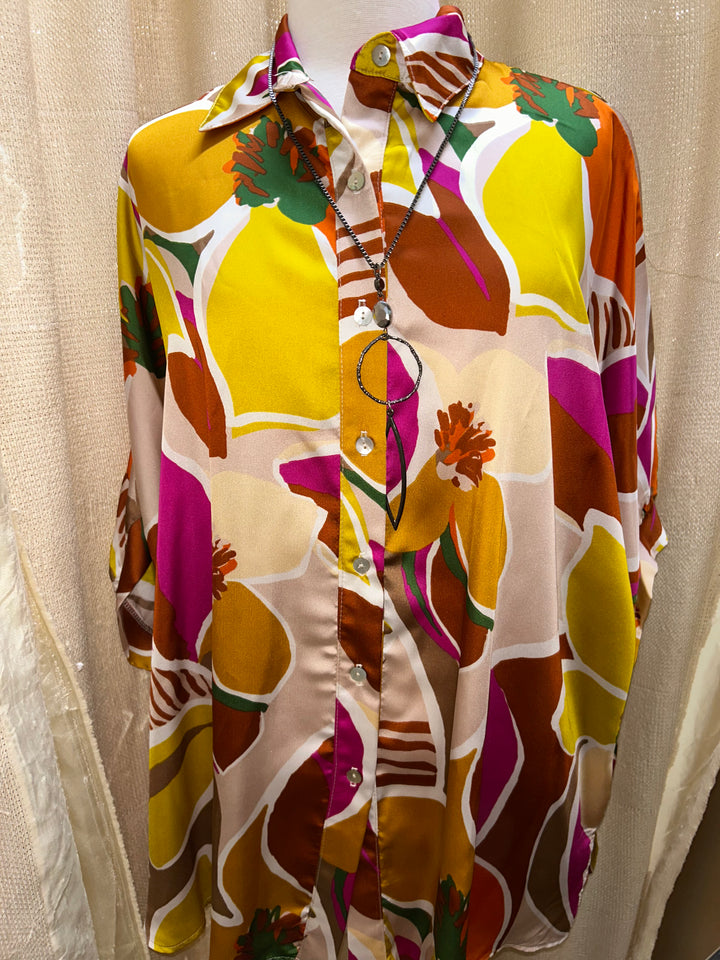 Fall Frenzy Button-Down Shirt