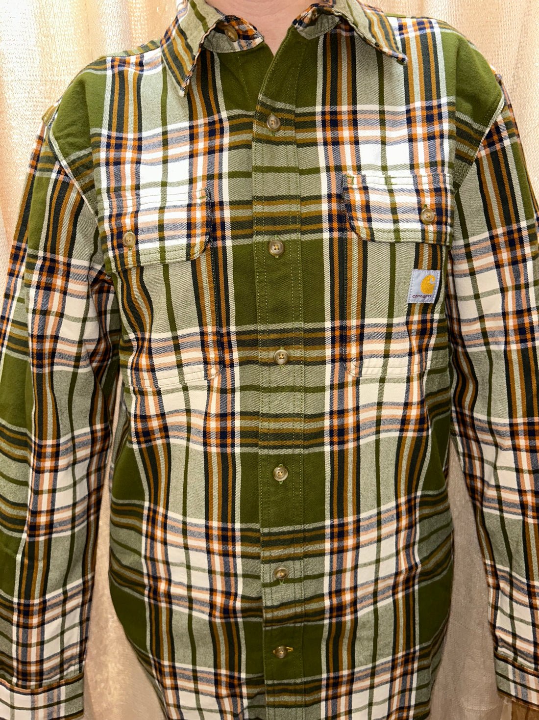 Carhartt Loose Fit Heavyweight Plaid Flannel Shirt (107013)