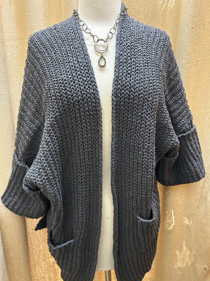 Ink Charcoal Cardigan – SMST305A