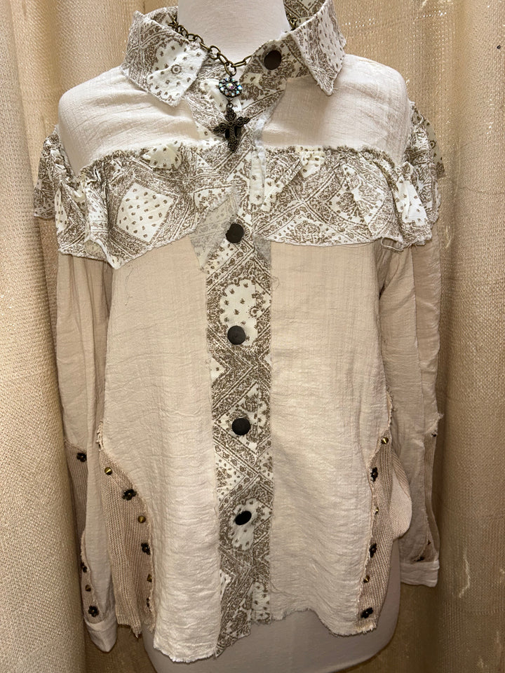 Cream Paisley Jacket – GWT440