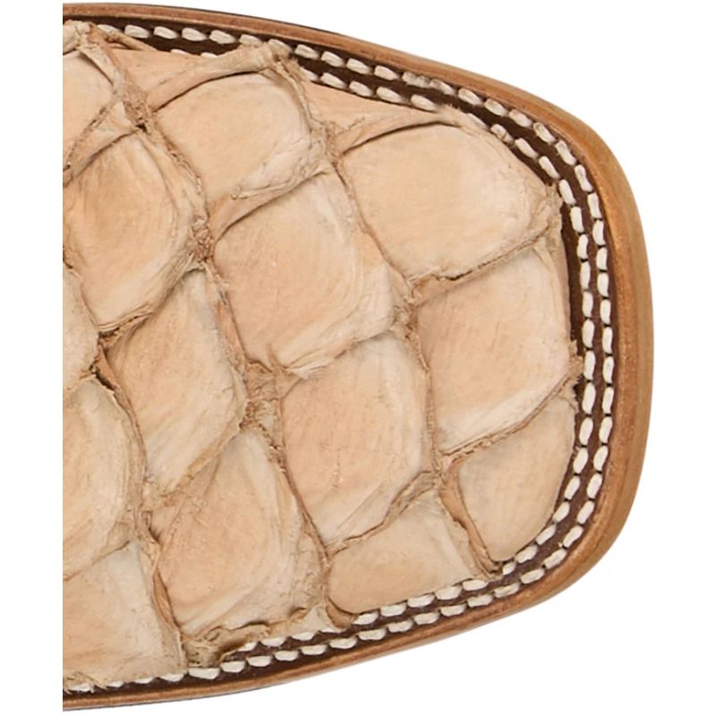 Justin® R. Watson Ocean View 11" Tan Pirarucu Western Boot – GR5716