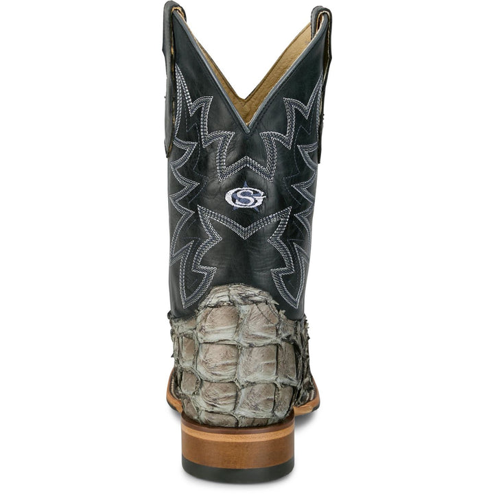 Justin® R. Watson Ocean View 11" Pirarucu Western Boot – Slate | GR5715