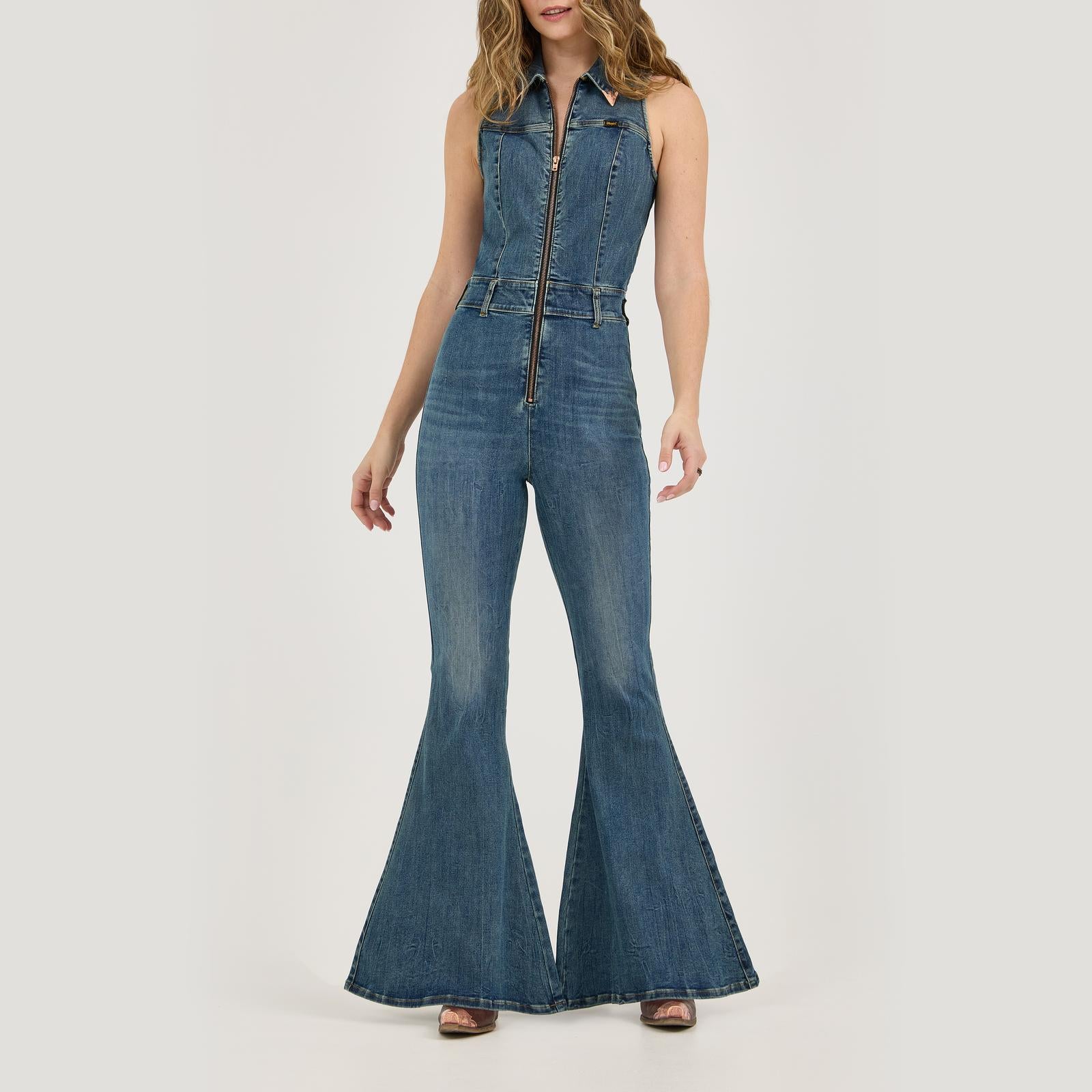 WRANGLER LAINEY WILSON COLLAB DENIM CATSUIT: 112375628