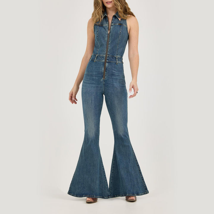 WRANGLER LAINEY WILSON COLLAB DENIM CATSUIT: 112375628