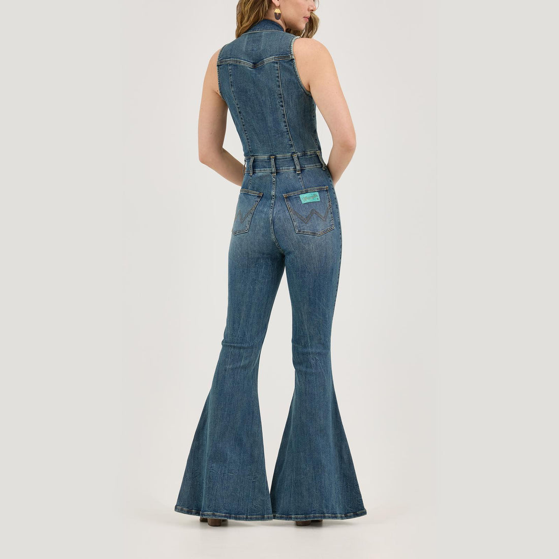 WRANGLER LAINEY WILSON COLLAB DENIM CATSUIT: 112375628