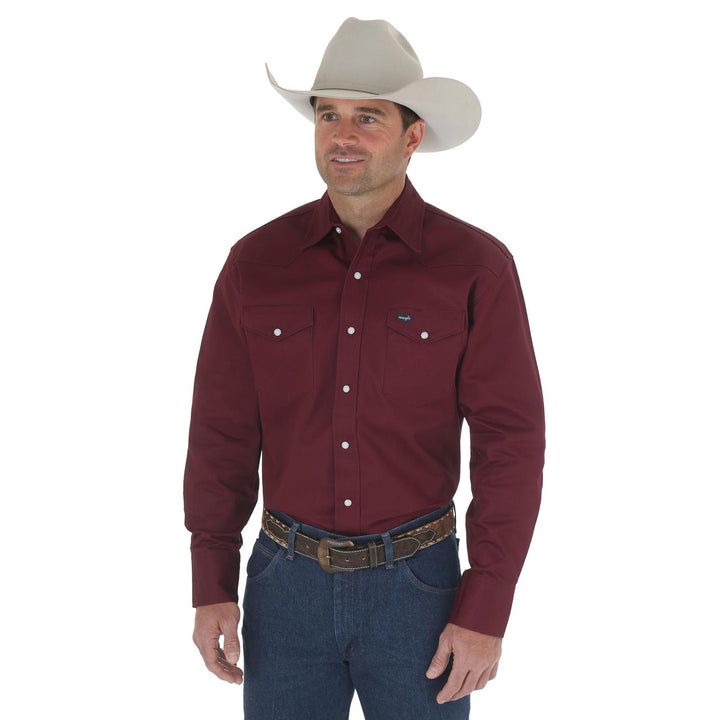 Wrangler® Authentic Cowboy Cut Work Shirt – Red Oxide (MS70719)