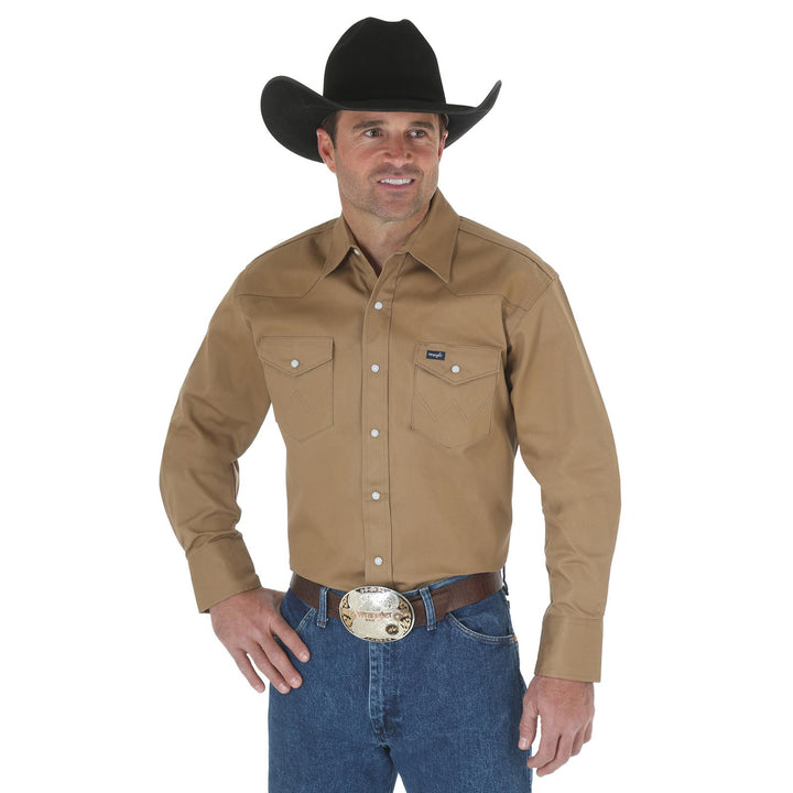 Wrangler® Authentic Cowboy Cut® Work Shirt – Rawhide (MS71519)