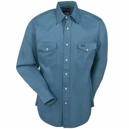 Wrangler® Cowboy Cut Western Snap Shirt – Dark Teal (MS71419)