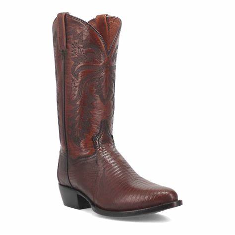Dan Post® Ringold Teju Lizard Boot – DP7039 (Antique Tan / Black)