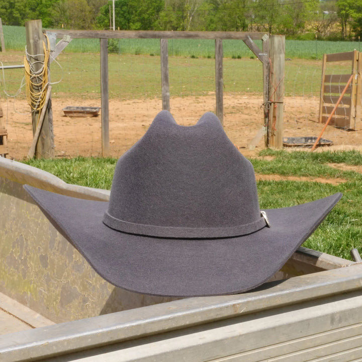 Stetson® Brenham 4X Wool Felt Cowboy Hat – Granite Gray (SWBRNM-7540)