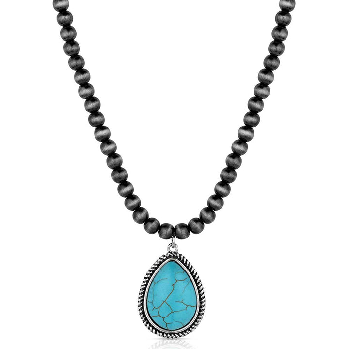 Montana Silversmiths Mountain Drop Beaded Necklace (ANC6251)