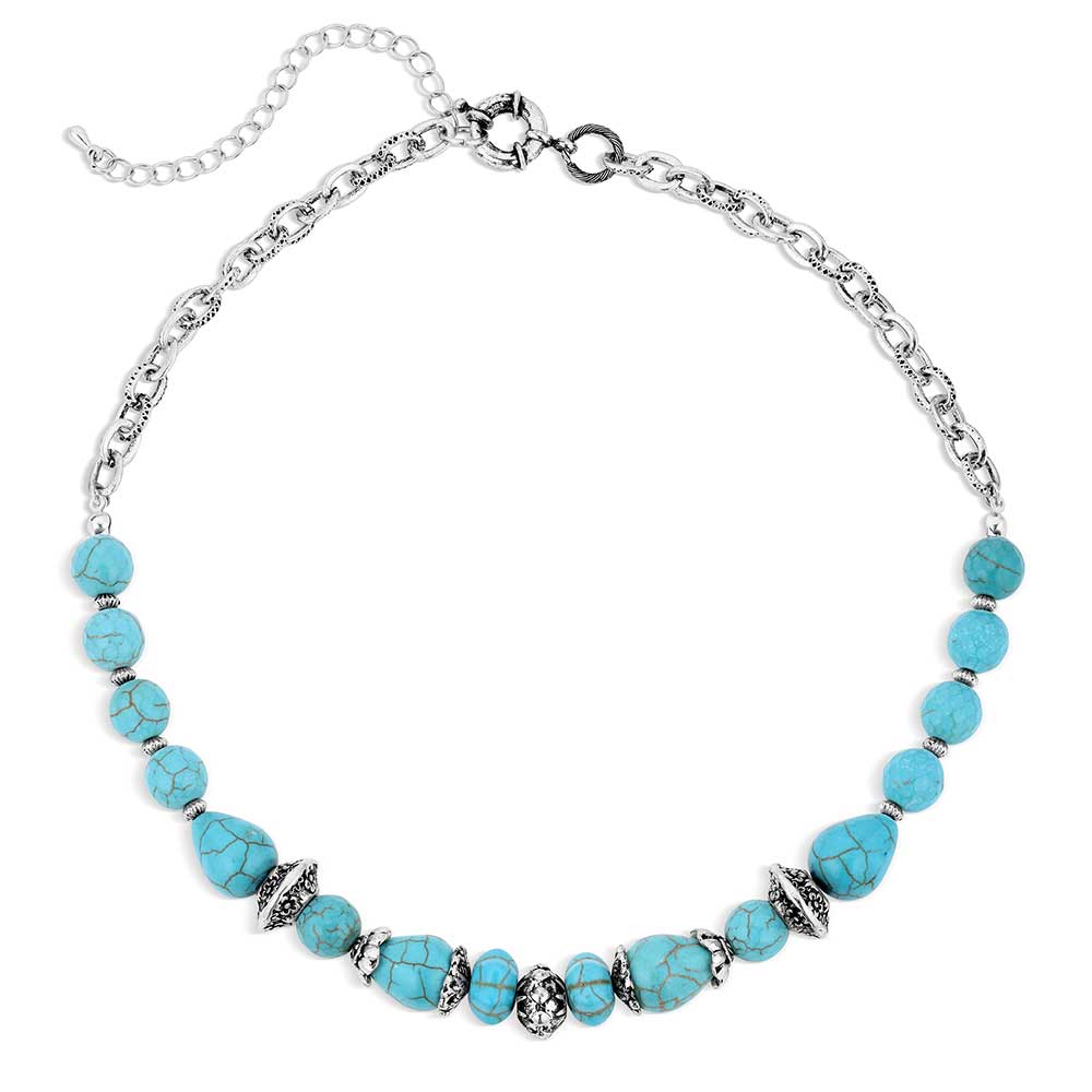 Montana Silversmiths Turquoise Patterns Bead Necklace (ANC6261)