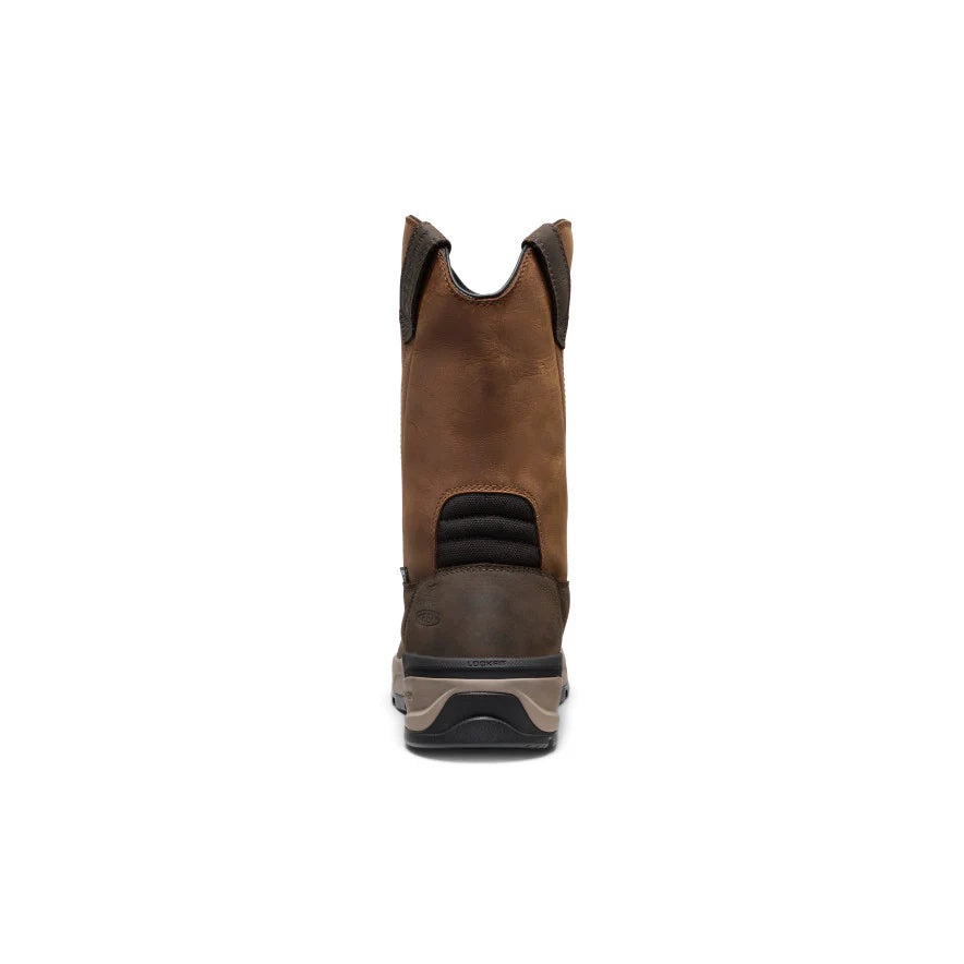 KEEN Utility Men's Flatland Pull-On Waterproof Soft Toe Work Boot – 1031452